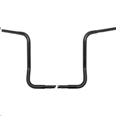 1-1/4in. EZ Install Round Top Handlebars - Gloss Black