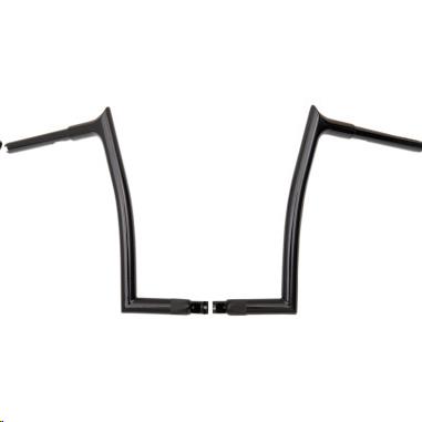 1-1/4in. EZ Install Pointed Top Handlebars - Gloss Black
