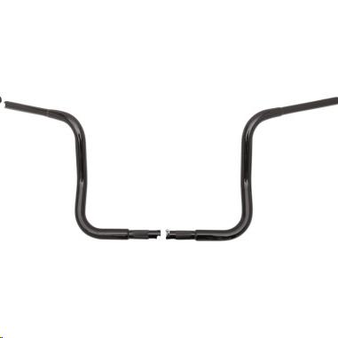 1-1/4in. EZ Install Round Top Handlebars - Gloss Black