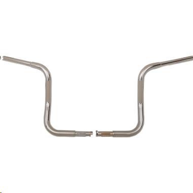 1-1/4in. EZ Install Round Top Handlebars - Chrome