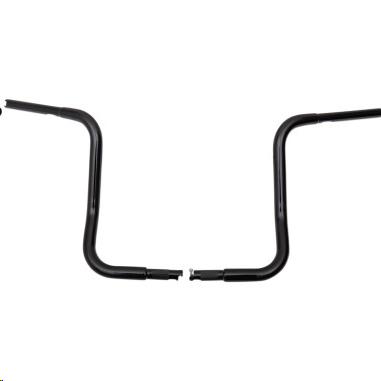 1-1/4in. EZ Install Round Top Handlebars - Gloss Black