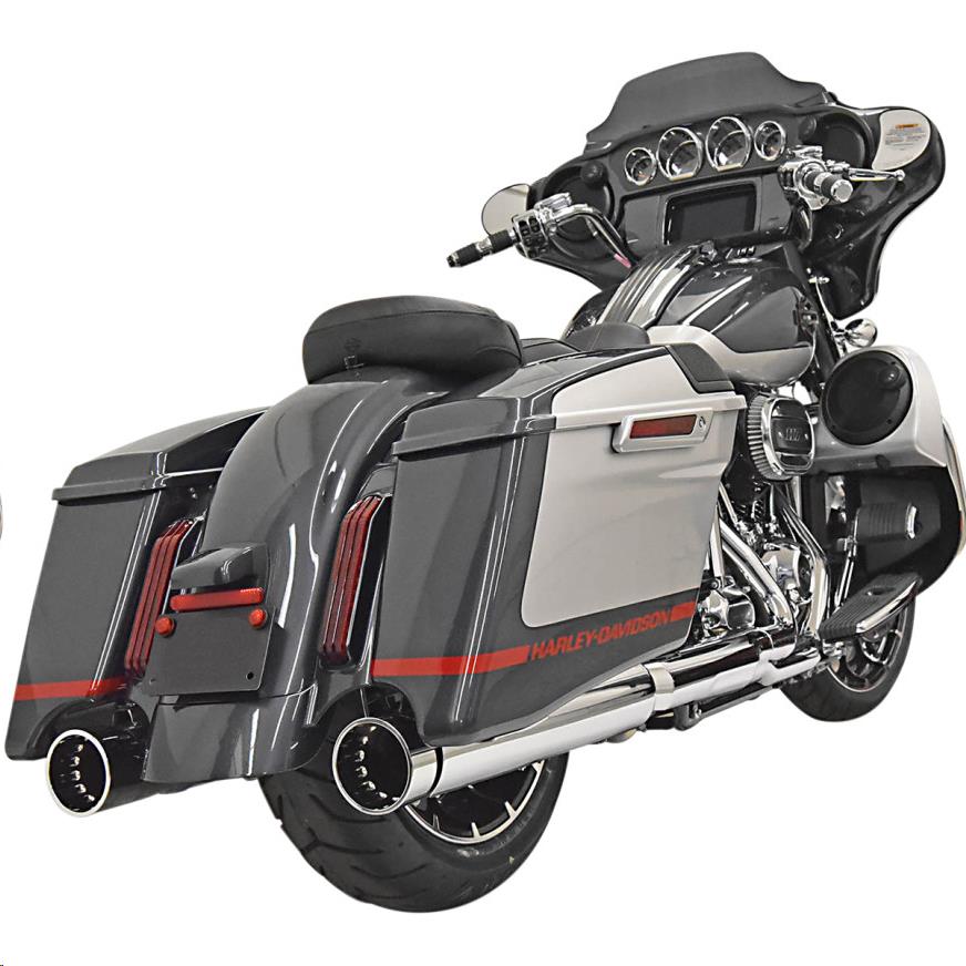 CVO 4in. DNT Mufflers - with Chrome End Cap