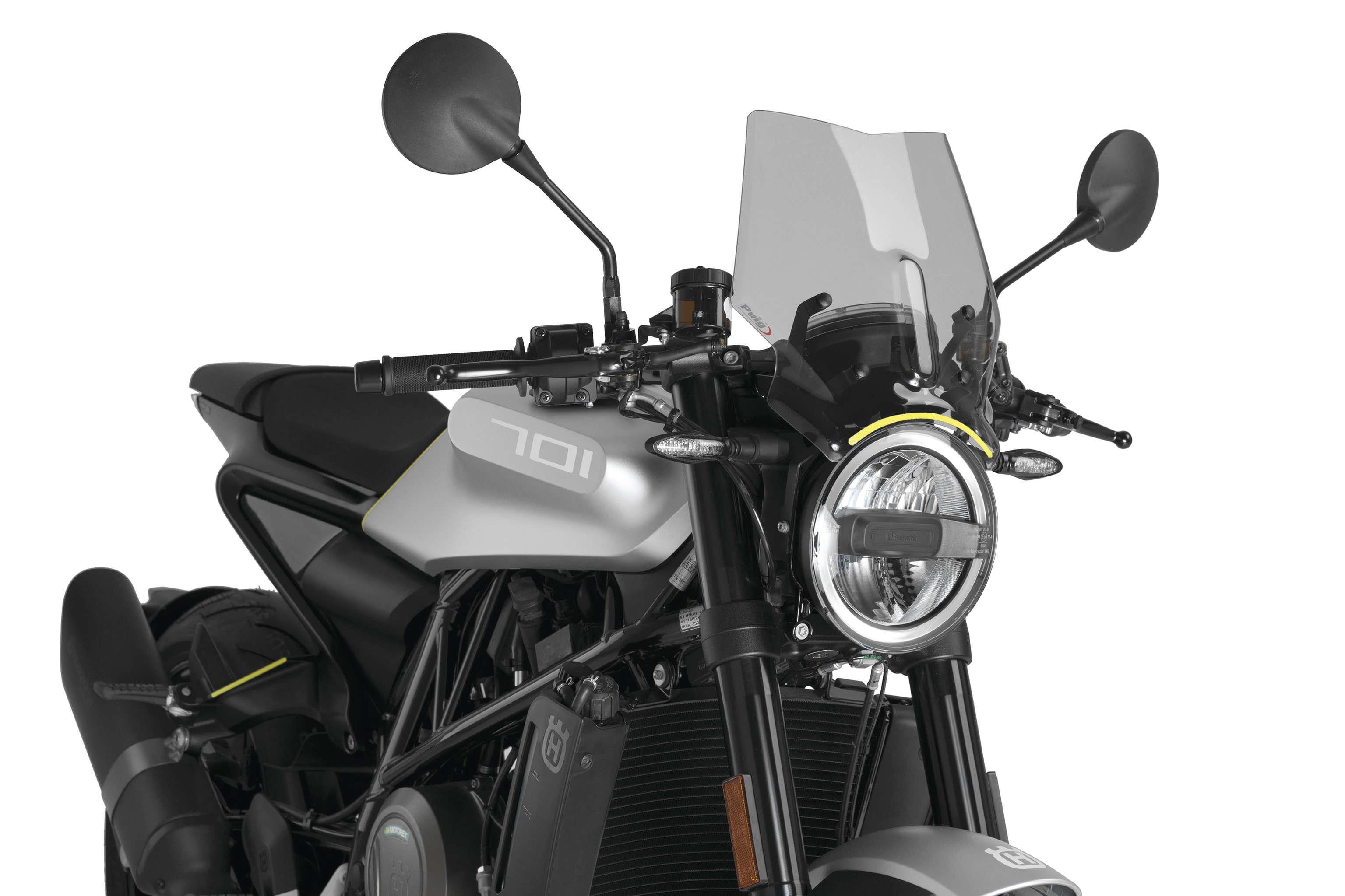 Naked New Generation Touring Windscreen - Smoke
