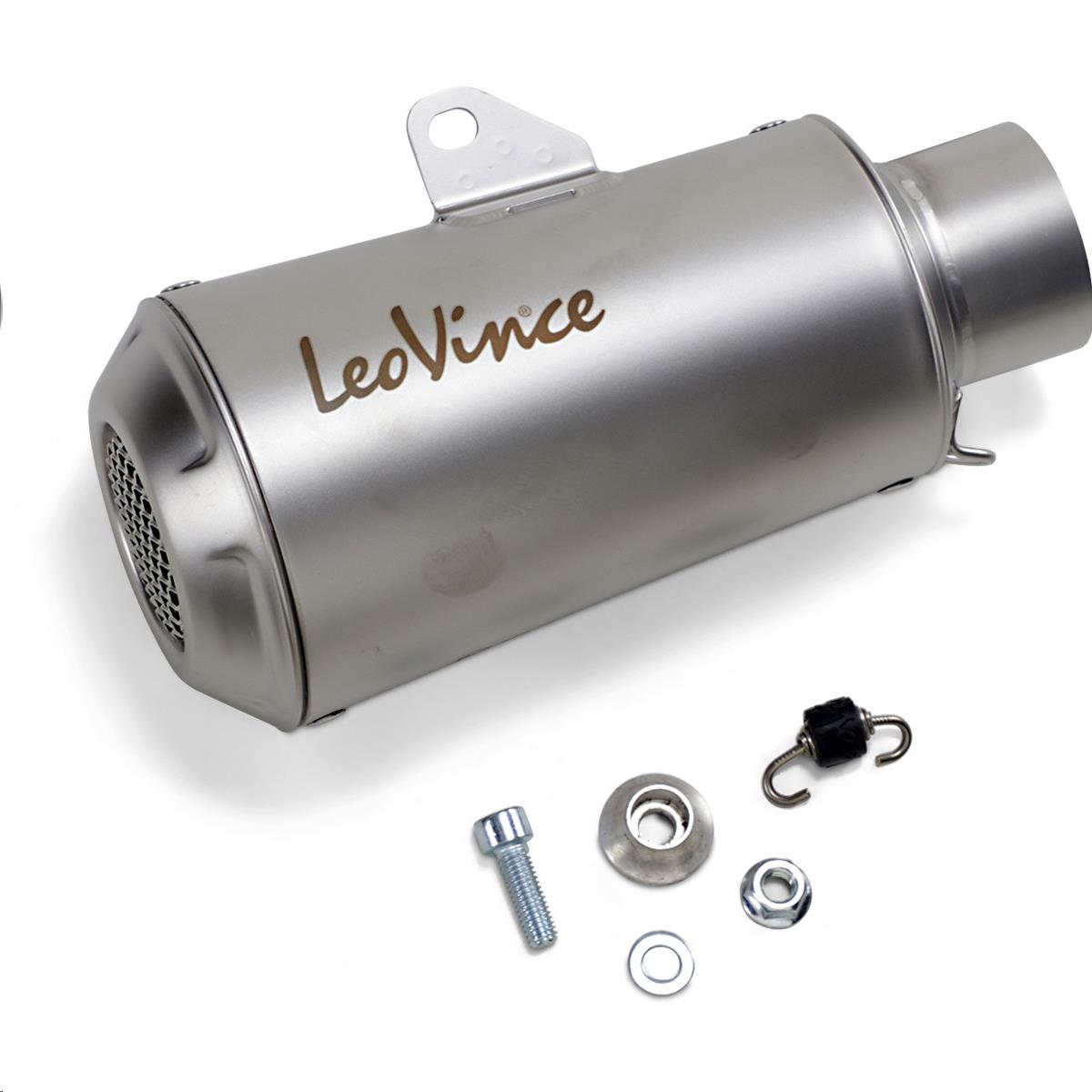 LV-10 Universal Slip-On - 54mm x 2-1/4in. Inlet - Stainless Steel Muffler