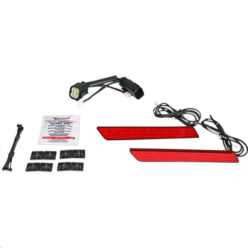 Saddlebag Latch Lights - Red Lens