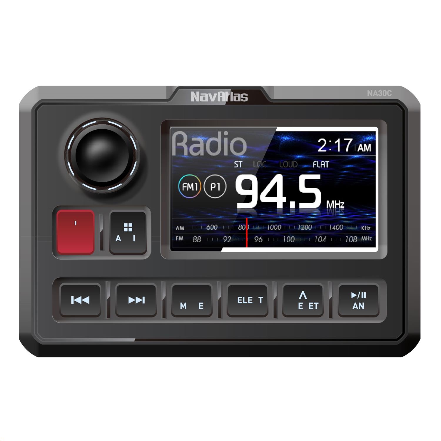3in. Command Center with Bluetooth/AM/FM/WB