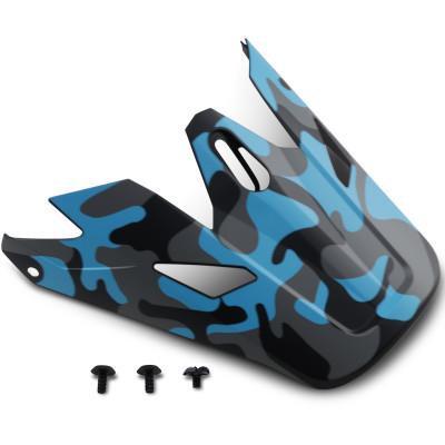 Visor for Rise Helmets - Camo, Blue