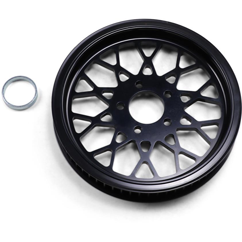 1 1/2in. Rear Belt Pulley - 65 Tooth - Mesh -  Black