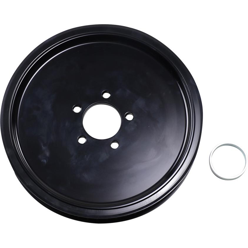 1 1/2in. Rear Belt Pulley - 65 Tooth - Solid - black
