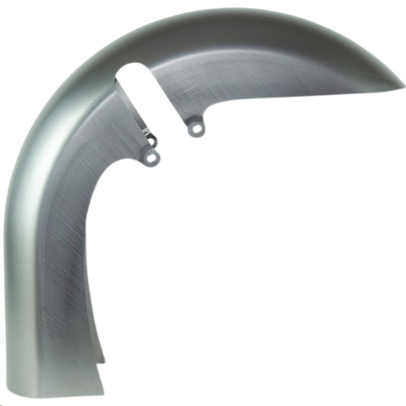 Flat Back Dresser Front Fender - 8in. W for 18in. - Front Wheel and 30deg. Rake