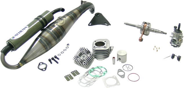 Big Bore Hyper Race Complete Cylinder Kit (70cc) - 47.66mm Bore