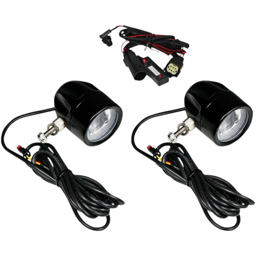 LED Halo Fog Lights - Black