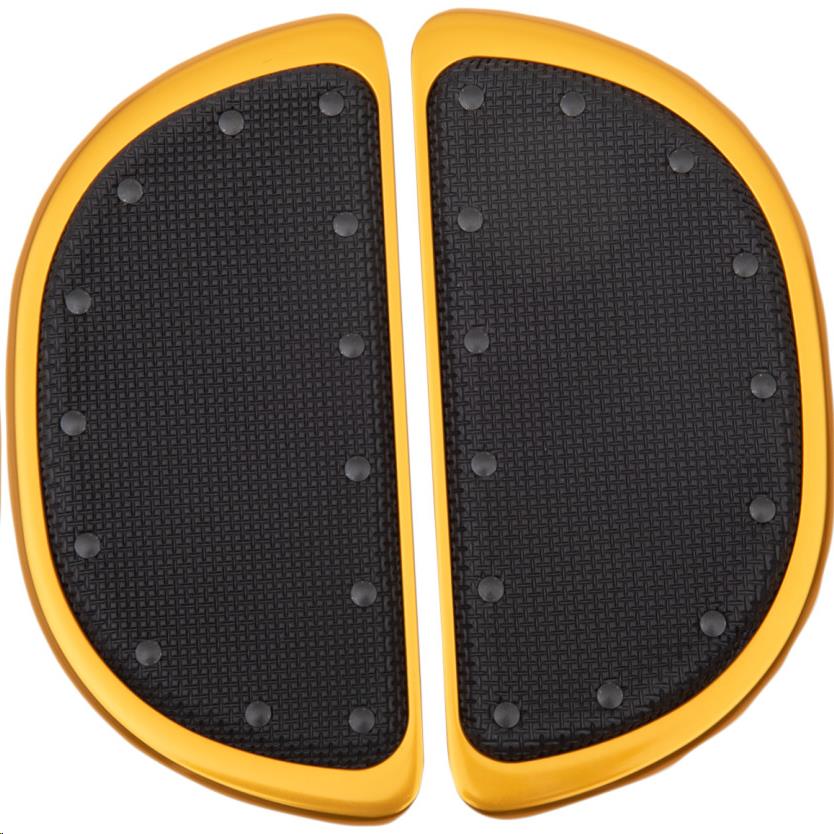 Banana Board Rear Floorboard Covers - Gold with Rivets