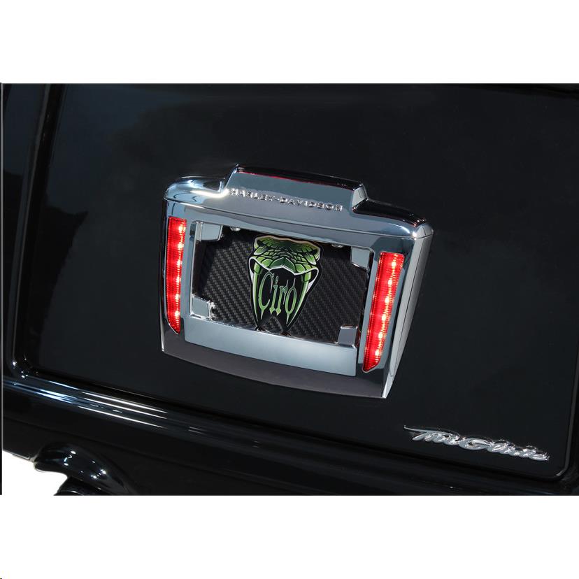 LED License Plate Frame - Chrome