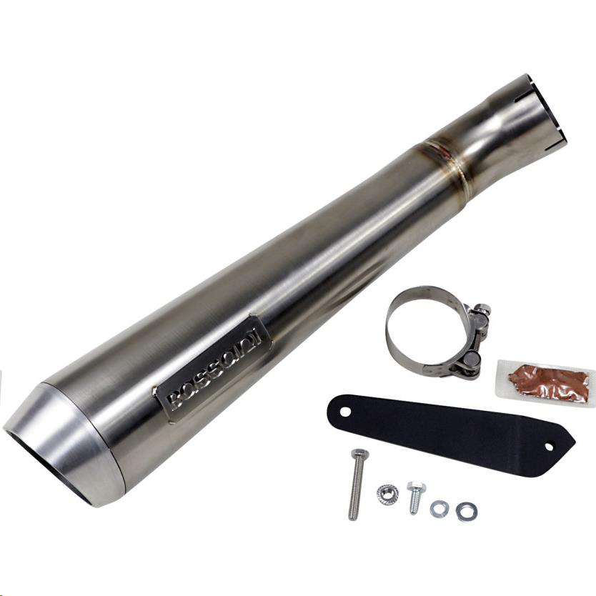 4in. Short Megaphone Mufflers for Low-Mount without Catalytic Converter Mufflers