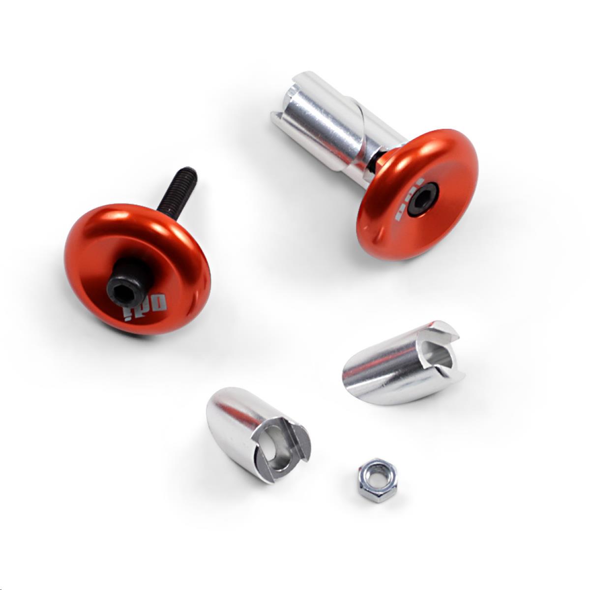 Aluminum End Plugs - Orange