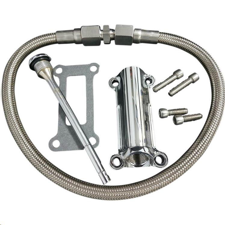 Engine Oil Spout Kits - Chrome