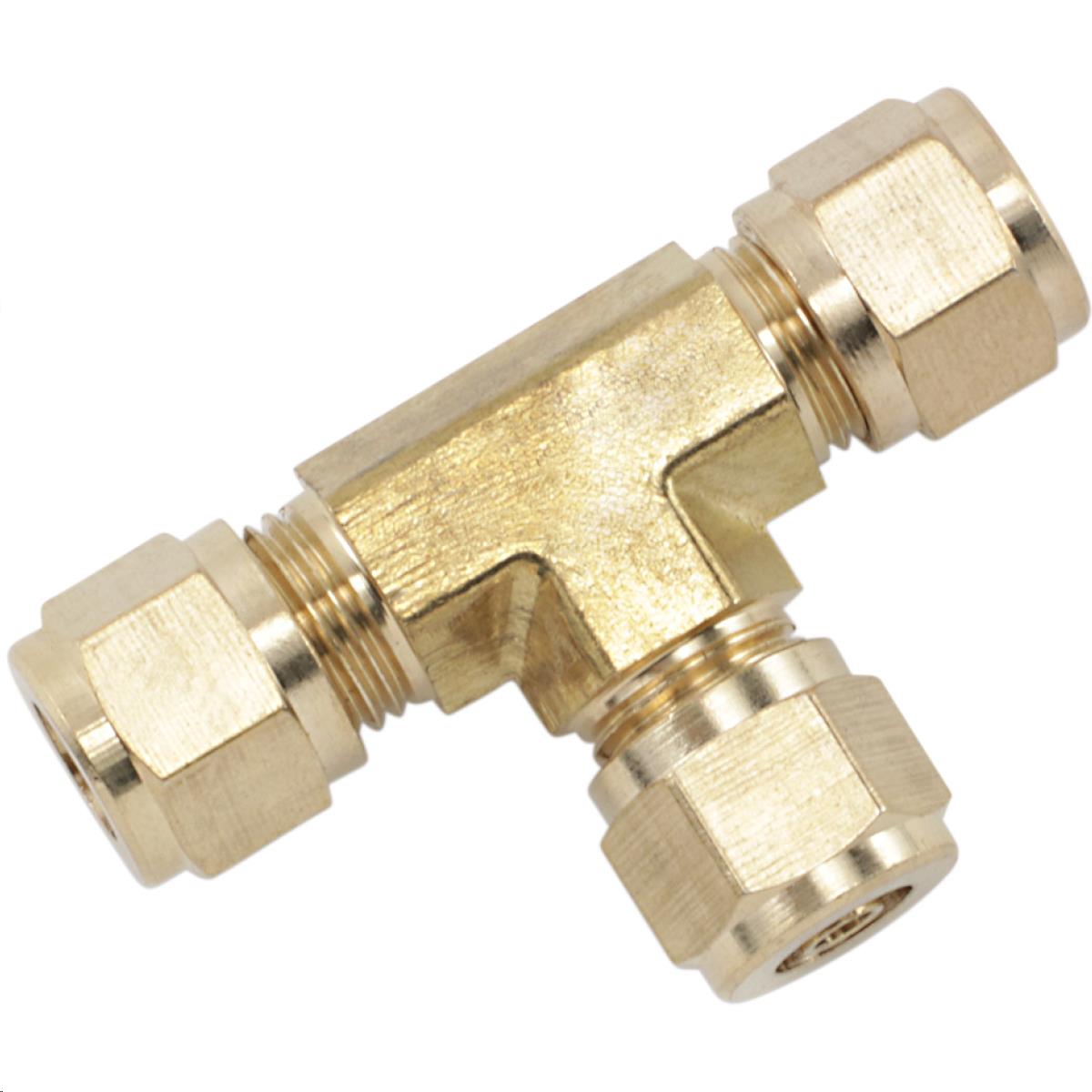 3 x 1/4in. OD CompressionTubing T Splitter