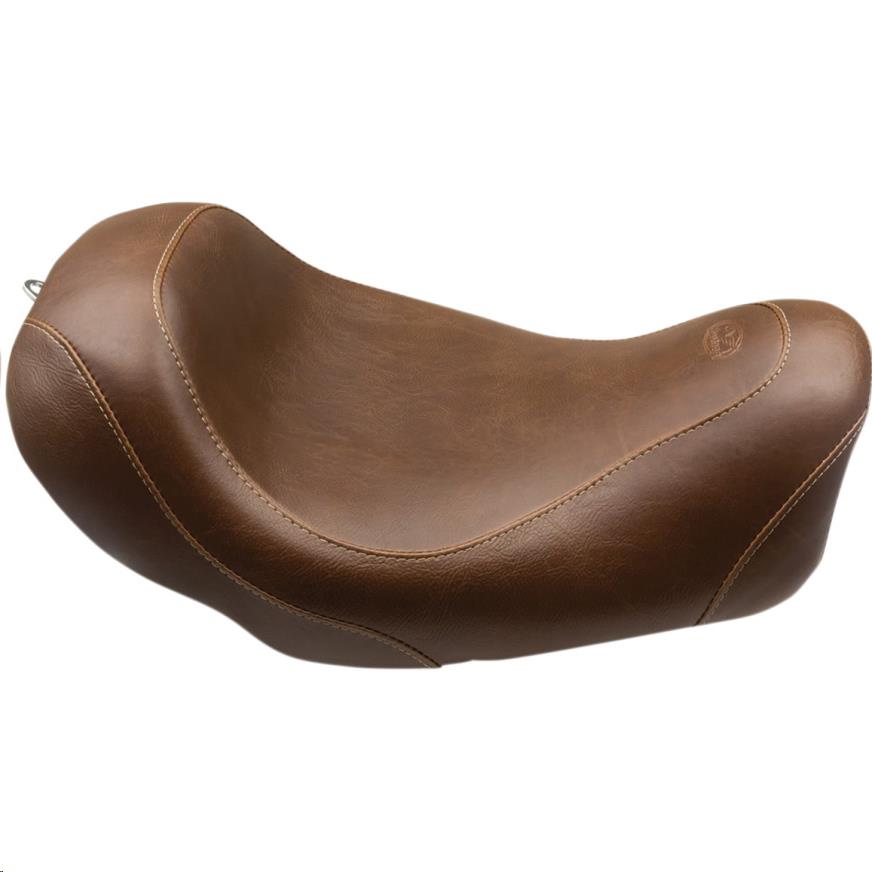 Wide Tripper Forward Solo Seat - Smooth - Brown