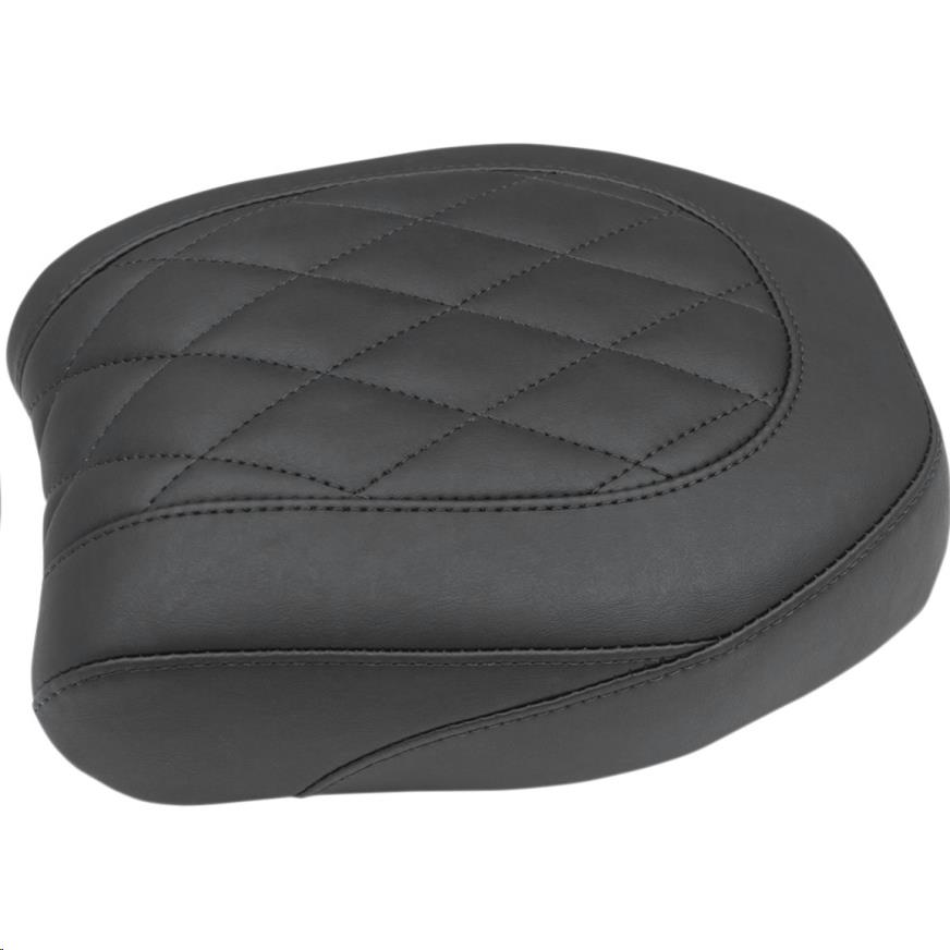 Wide Tripper Forward Rear Seat - Diamond Stitch - Black