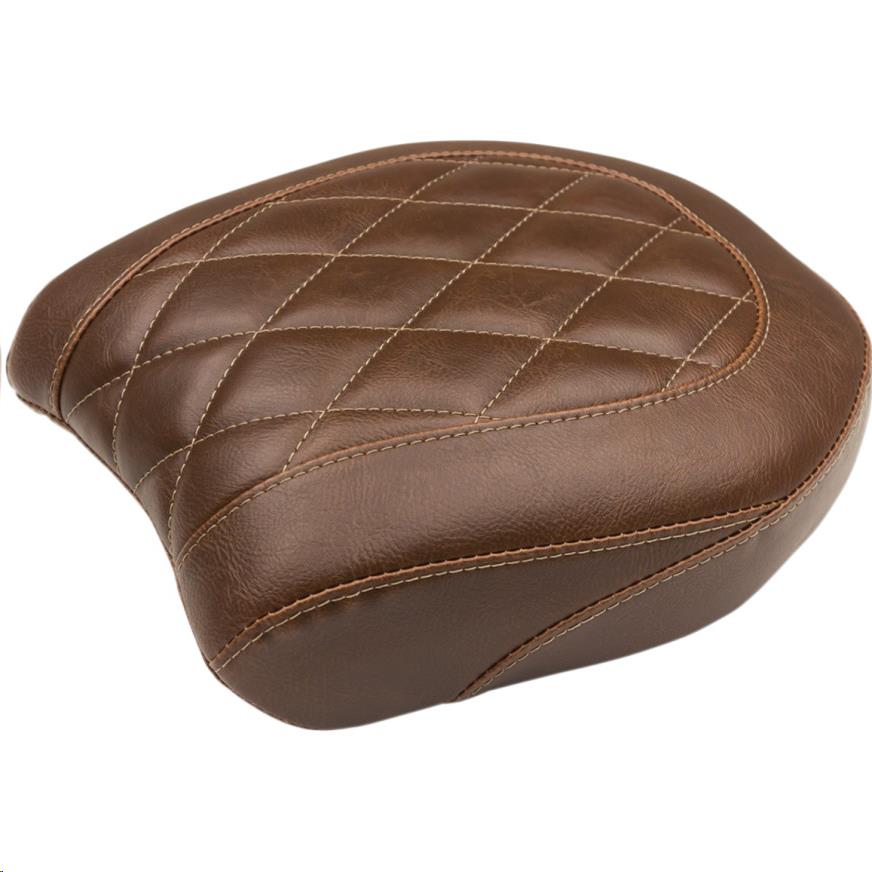 Wide Tripper Forward Rear Seat - Diamond Stitch - Black