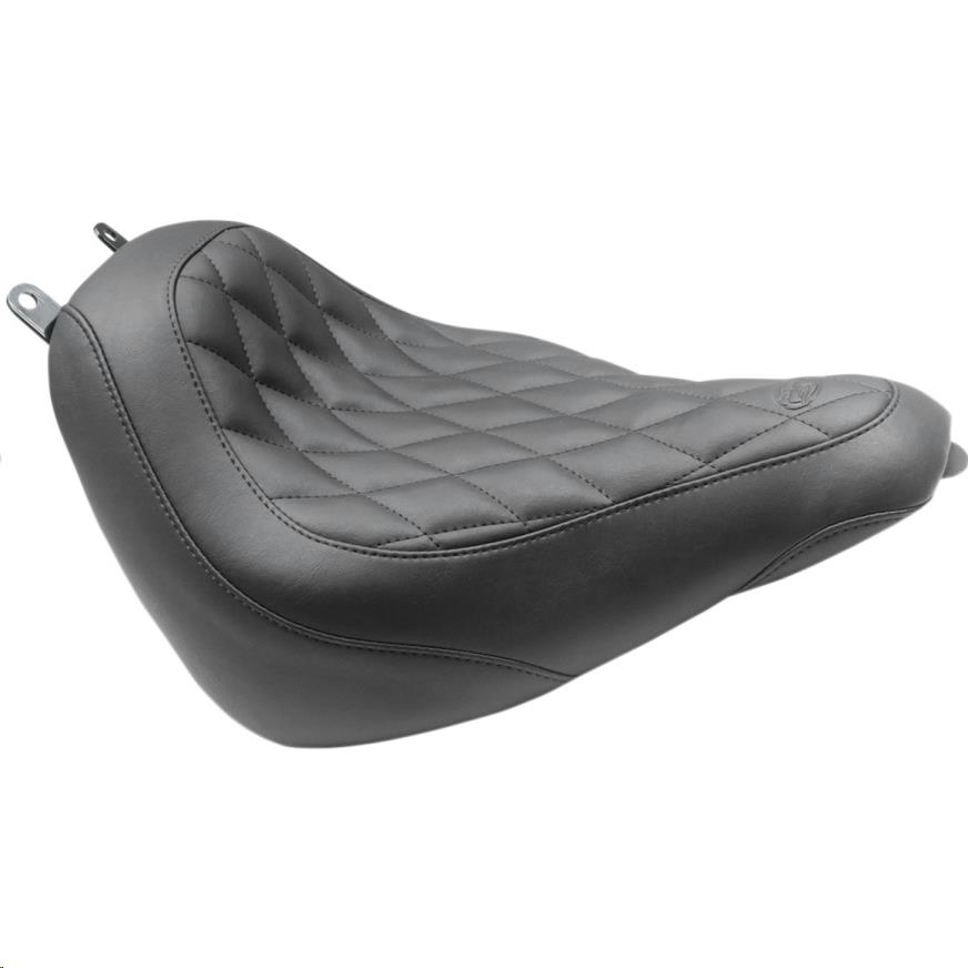 Wide Tripper Solo Seat - Diamond Stitch - Black