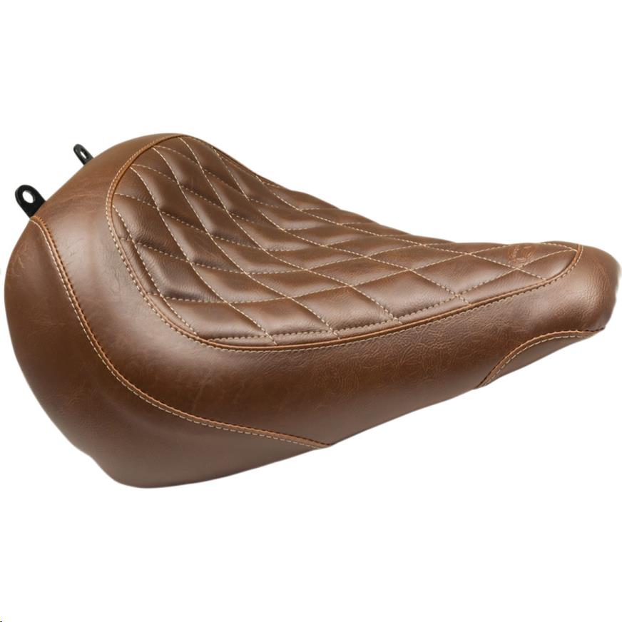 Wide Tripper Solo Seat - Diamond Stitch - Brown