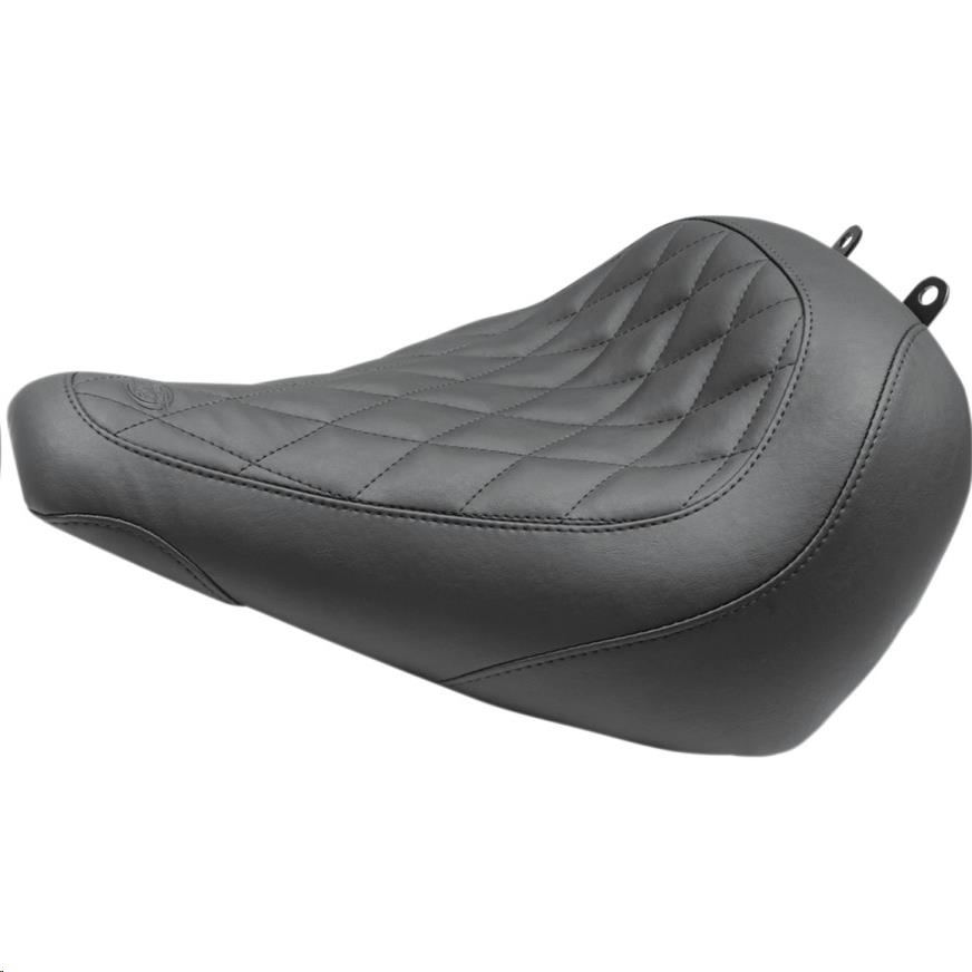 Wide Tripper Solo Seat - Diamond Stitch - Black