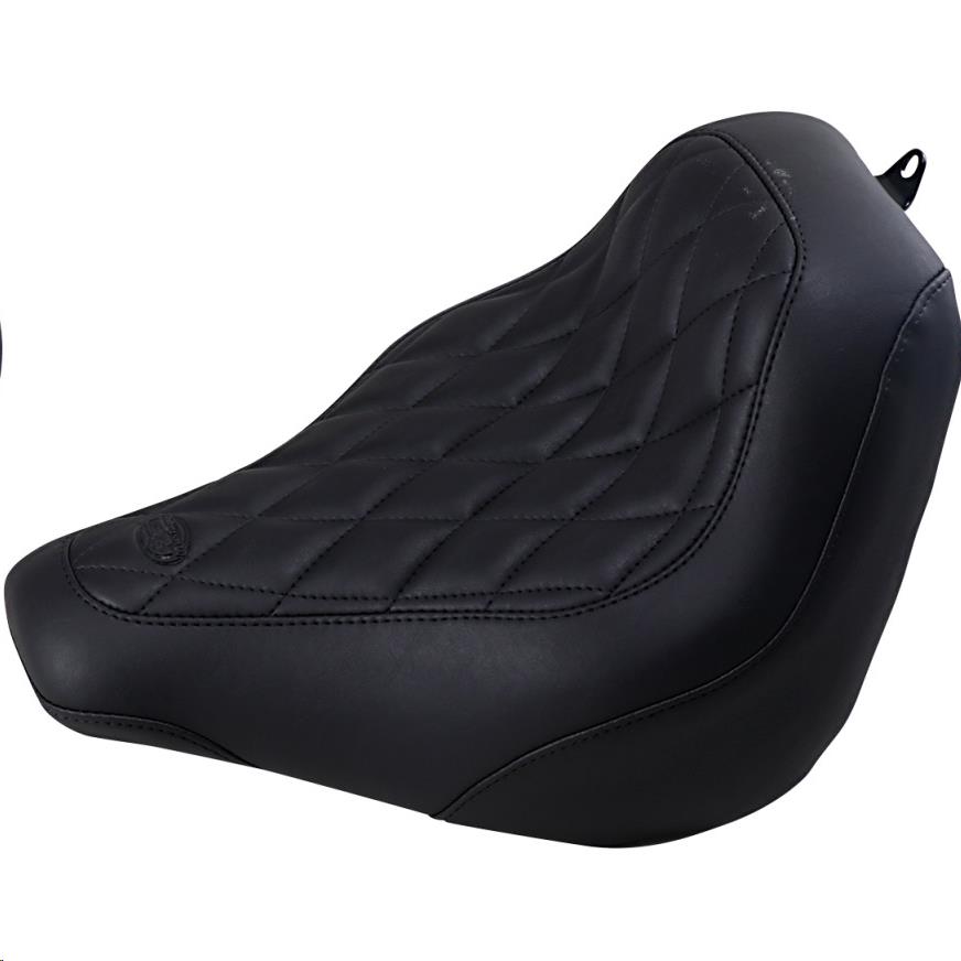 Wide Tripper Solo Seat - Diamond Stitch - Black