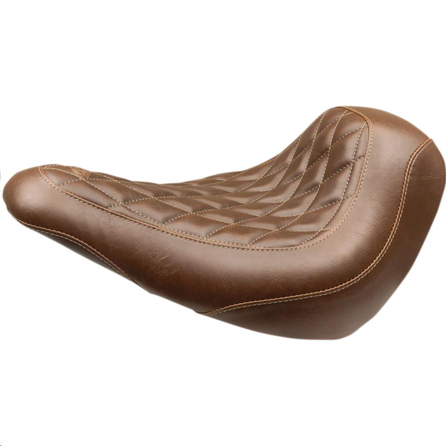 Wide Tripper Solo Seat - Diamond Stitch - Brown