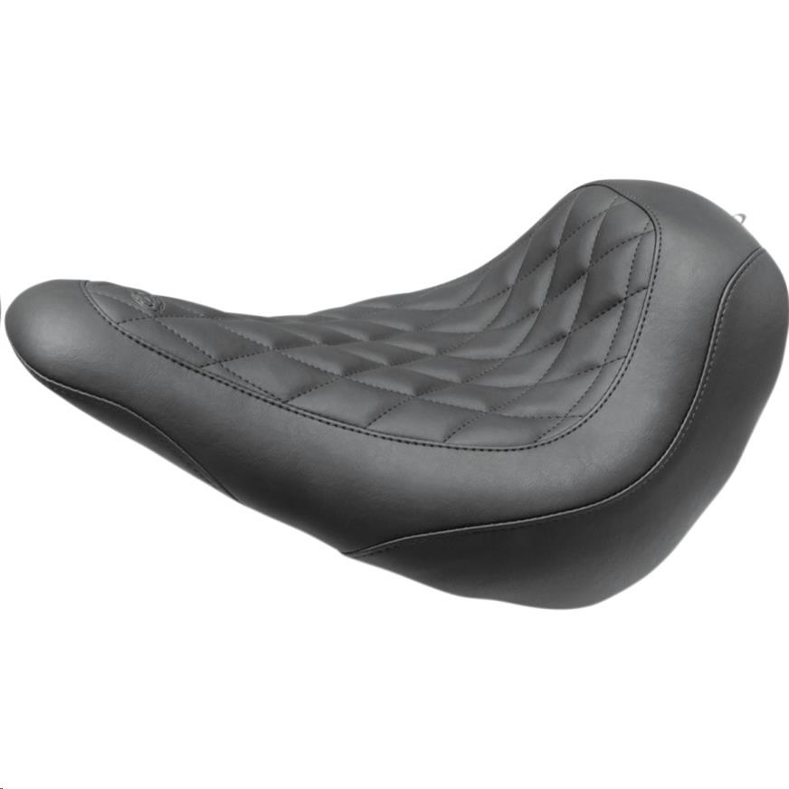 Wide Tripper Solo Seat - Diamond Stitch - Black