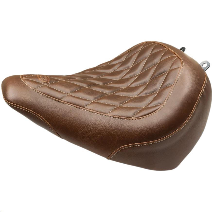 Wide Tripper Solo Seat - Diamond Stitch - Brown