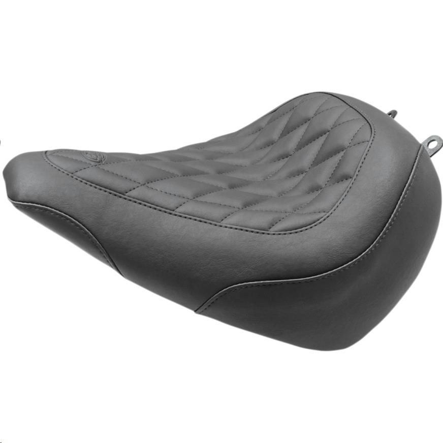 Wide Tripper Solo Seat - Diamond Stitch - Black