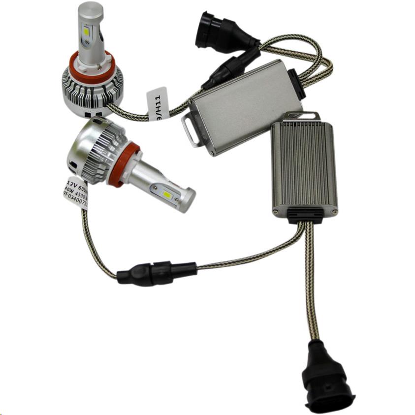 H9 and H11-Style LED Headlight Bulbs