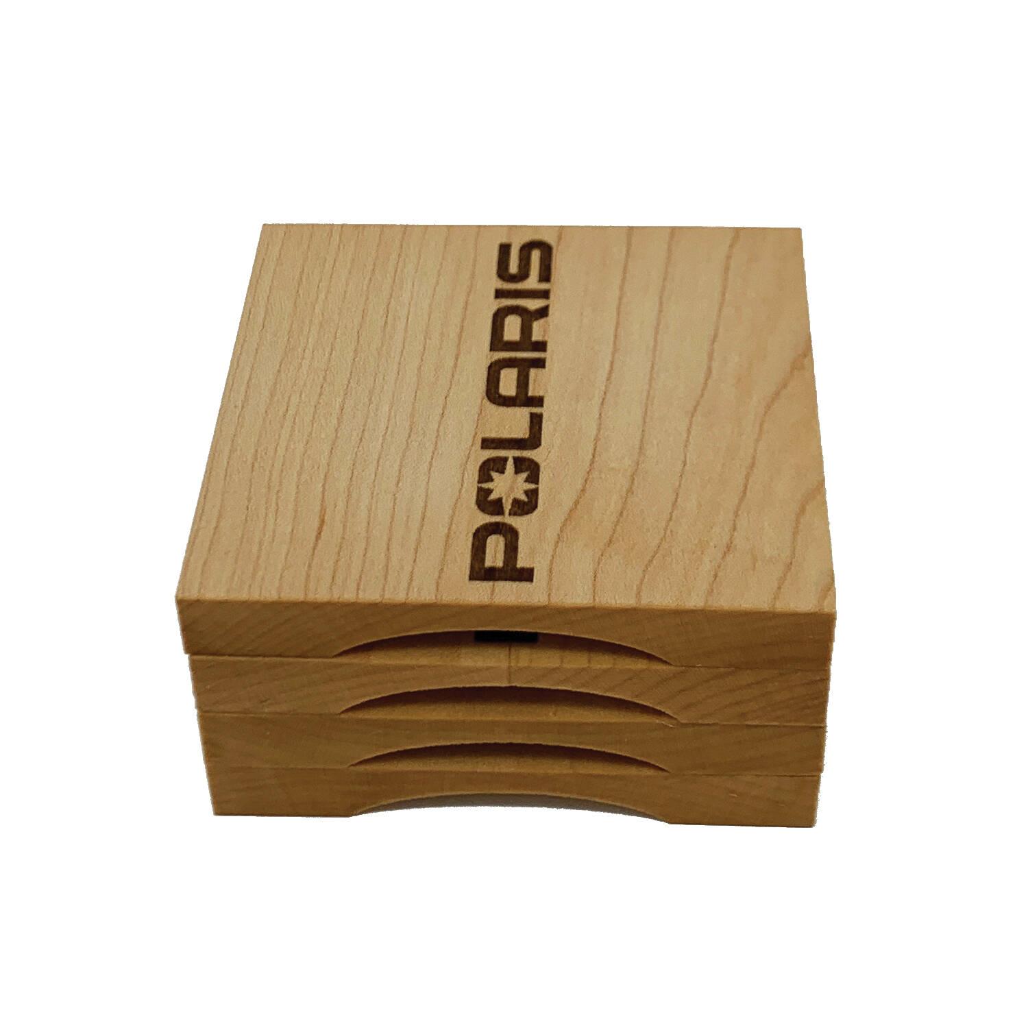 Polaris Wooden Coasters