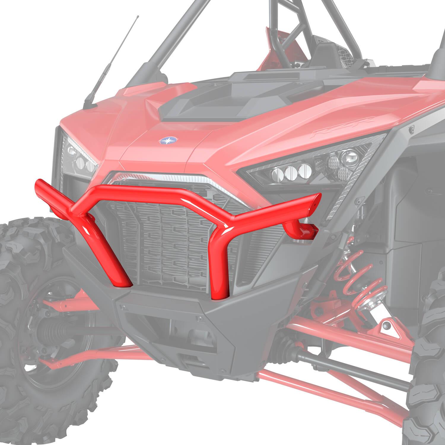 Front Low Profile Bumper - Indy Red