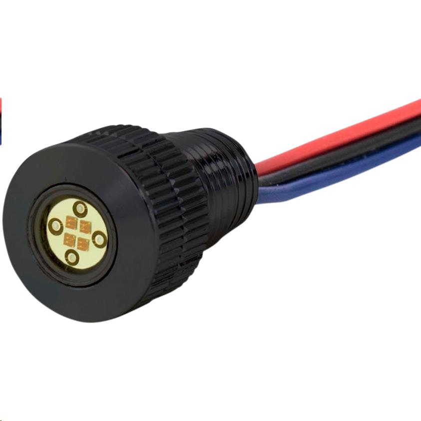 Lightning Bolts Super Bright LEDS - Black