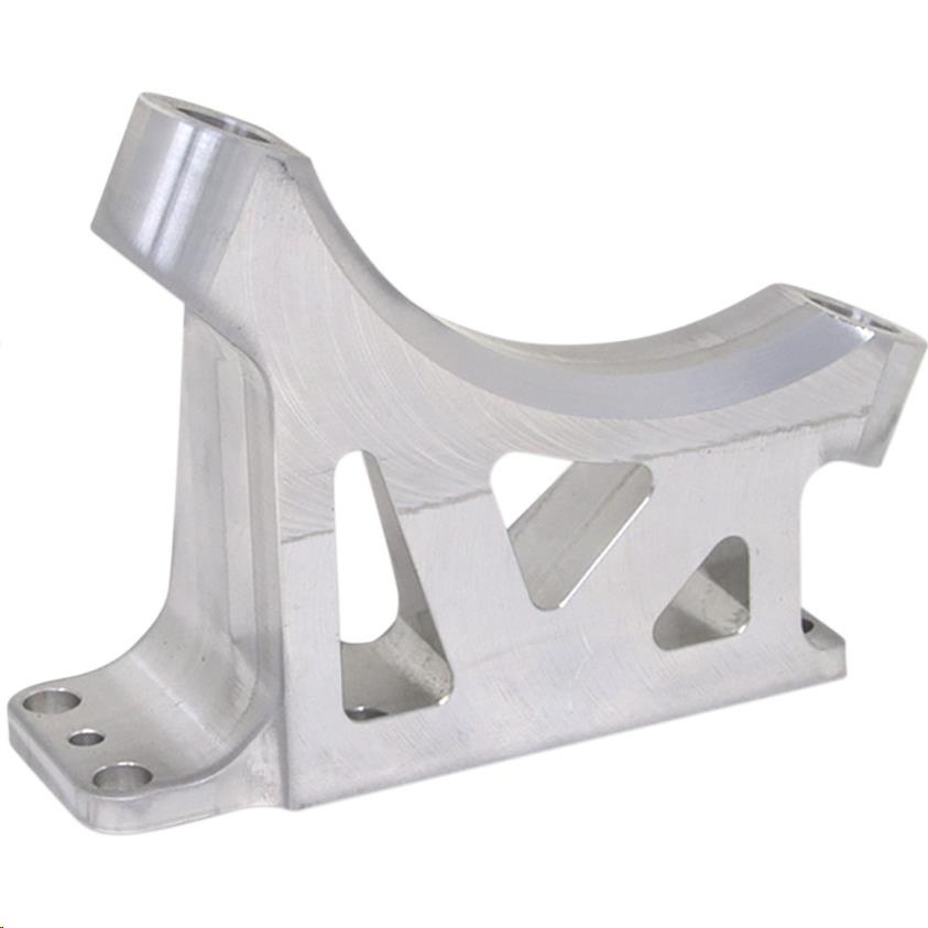 Radial Caliper Mount for 49mm Lower Legs - Left Side - Clear Anodized