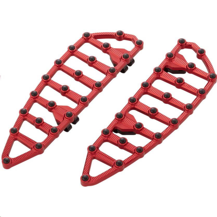 MX Driver Floorboards - Red Anodized