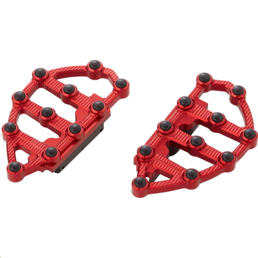 Passenger Floorboards - Red Anodized