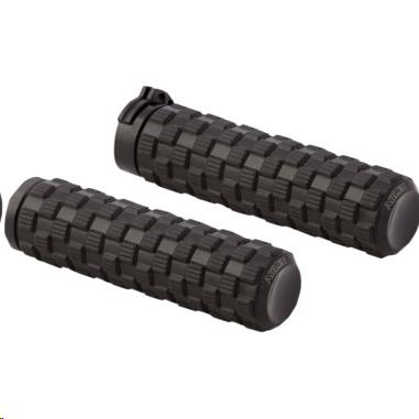 Fusion Series Grips - Air Trax - Black Anodized