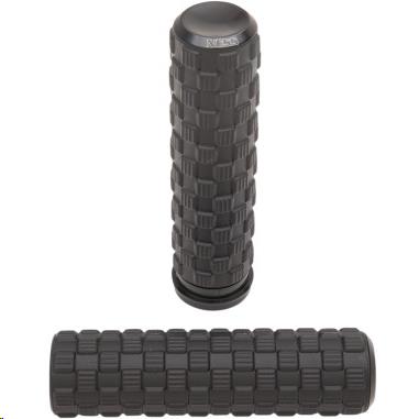 Fusion Series Grips - Air Trax - Black Anodized