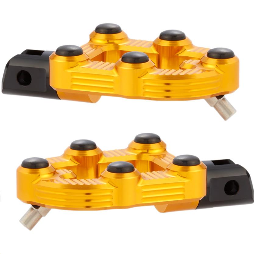 MX Footpegs - Gold Anodized