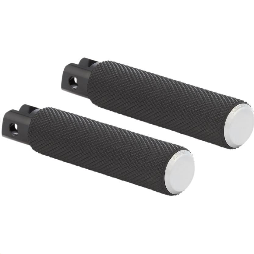 Fusion Driver Footpegs - Knurled - Chrome