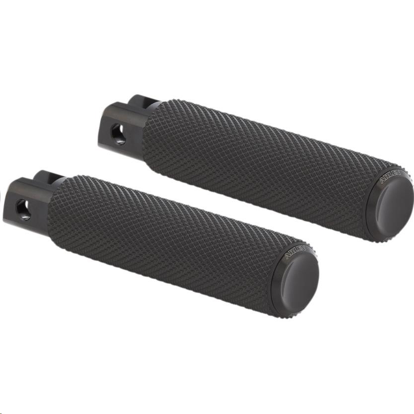 Fusion Passenger Footpegs - Knurled - Black