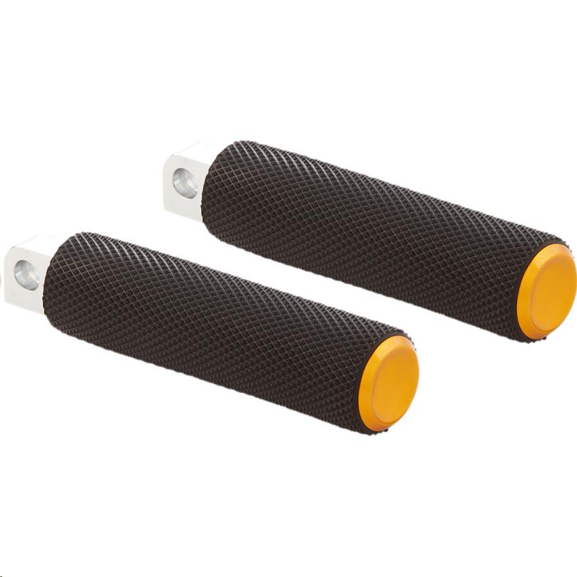 Fusion Driver Footpegs - Knurled - Gold