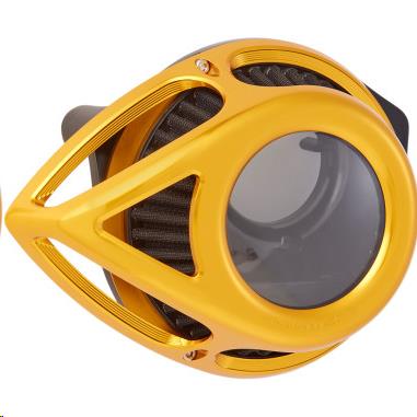 Clear Tear Series Air Cleaner Kit - Gold Anodized