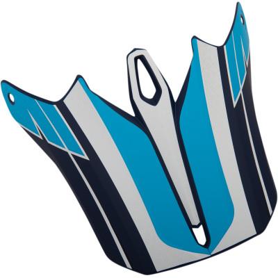 Visor for F.I Helmets - Hysteria, Blue/White