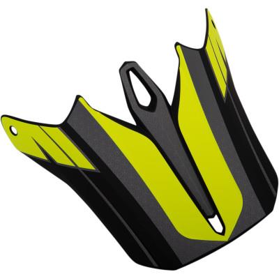 Visor for F.I Helmets - Hysteria, Hi-Viz Yellow/Gray