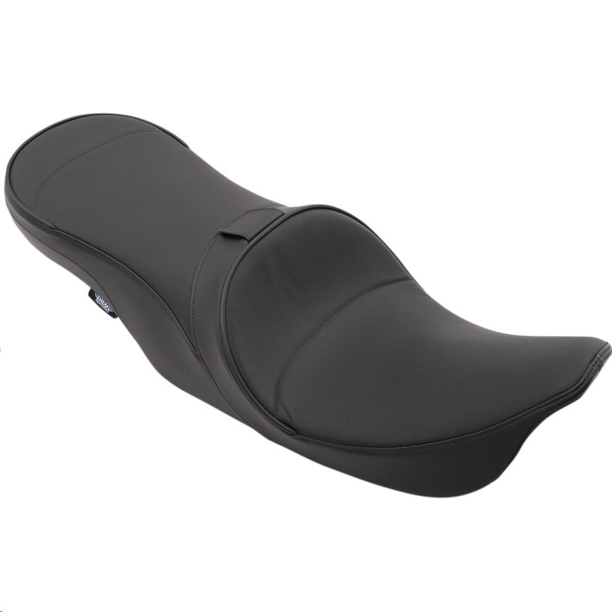 Low Profile Forward Positioning Touring Seat with Driver Backrest - Mild stitch